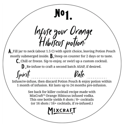 Orange Hibiscus  Spirit Infusion Kit