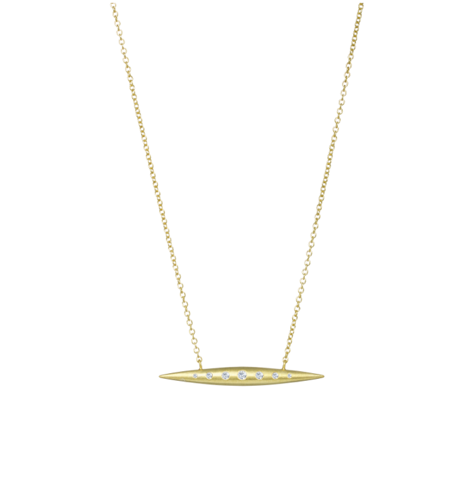Suzy Landa Icicle Necklace with Diamonds