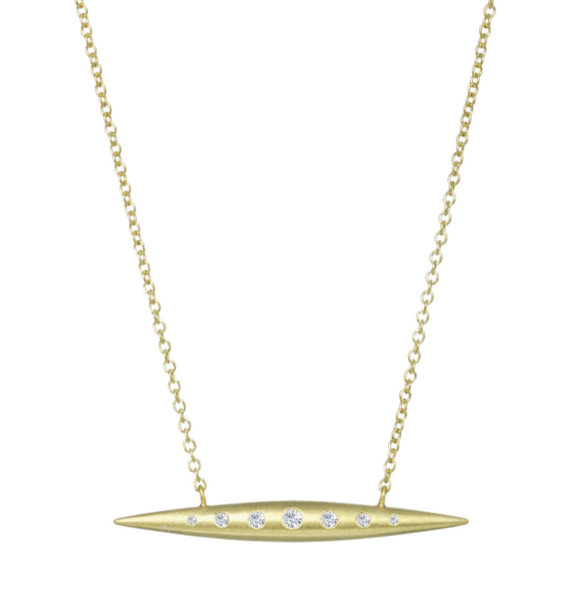 Suzy Landa Icicle Necklace with Diamonds