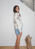 Evelyn Blouse Multi Rosette
