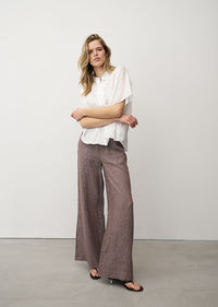 Daisy Embroidered White Blouse