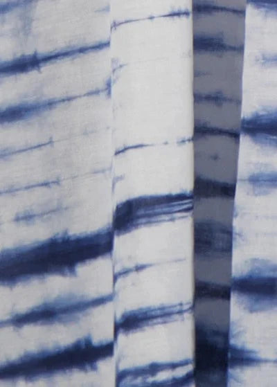 Anais Navy Shibori Shirtdress