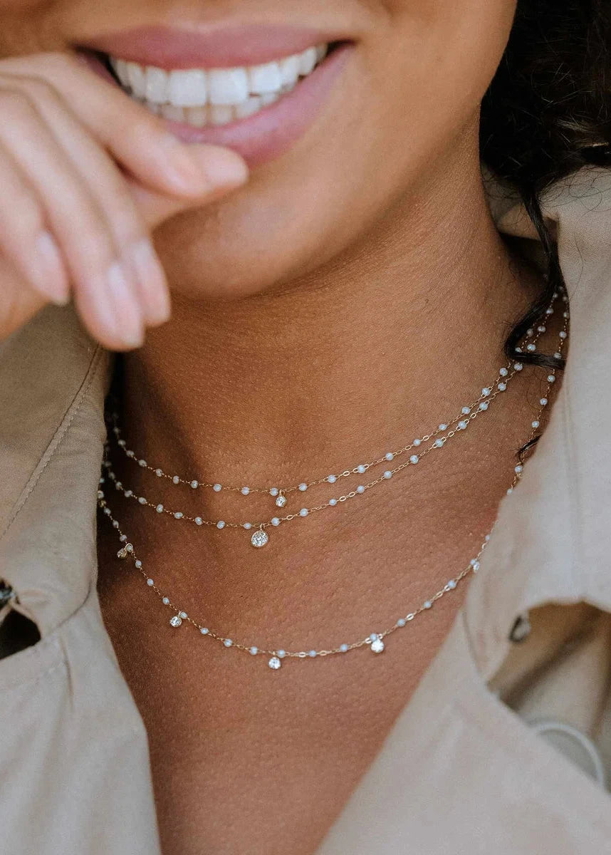 Gigi Clozeau Opal 16.5" Diamond Necklace