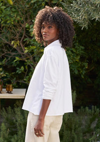 F&E Patrick Popover Henley White