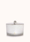 Thymes Frasier Fir Flocked 3-Wick Poured Candle