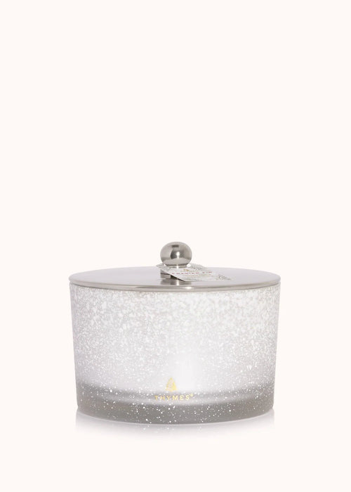 Thymes Frasier Fir Flocked 3-Wick Poured Candle