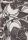 MOTHER Mid Rise Rambler Zip Ankle Curlycue B&W