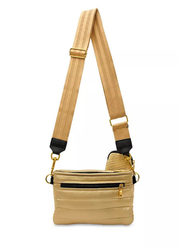 Downtown Crossbody: Dune Raffia