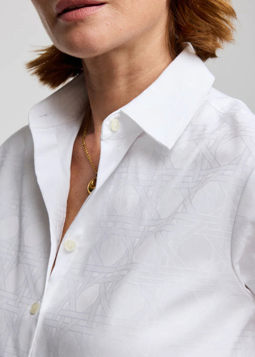 Margot L/S Shirt White Lattice
