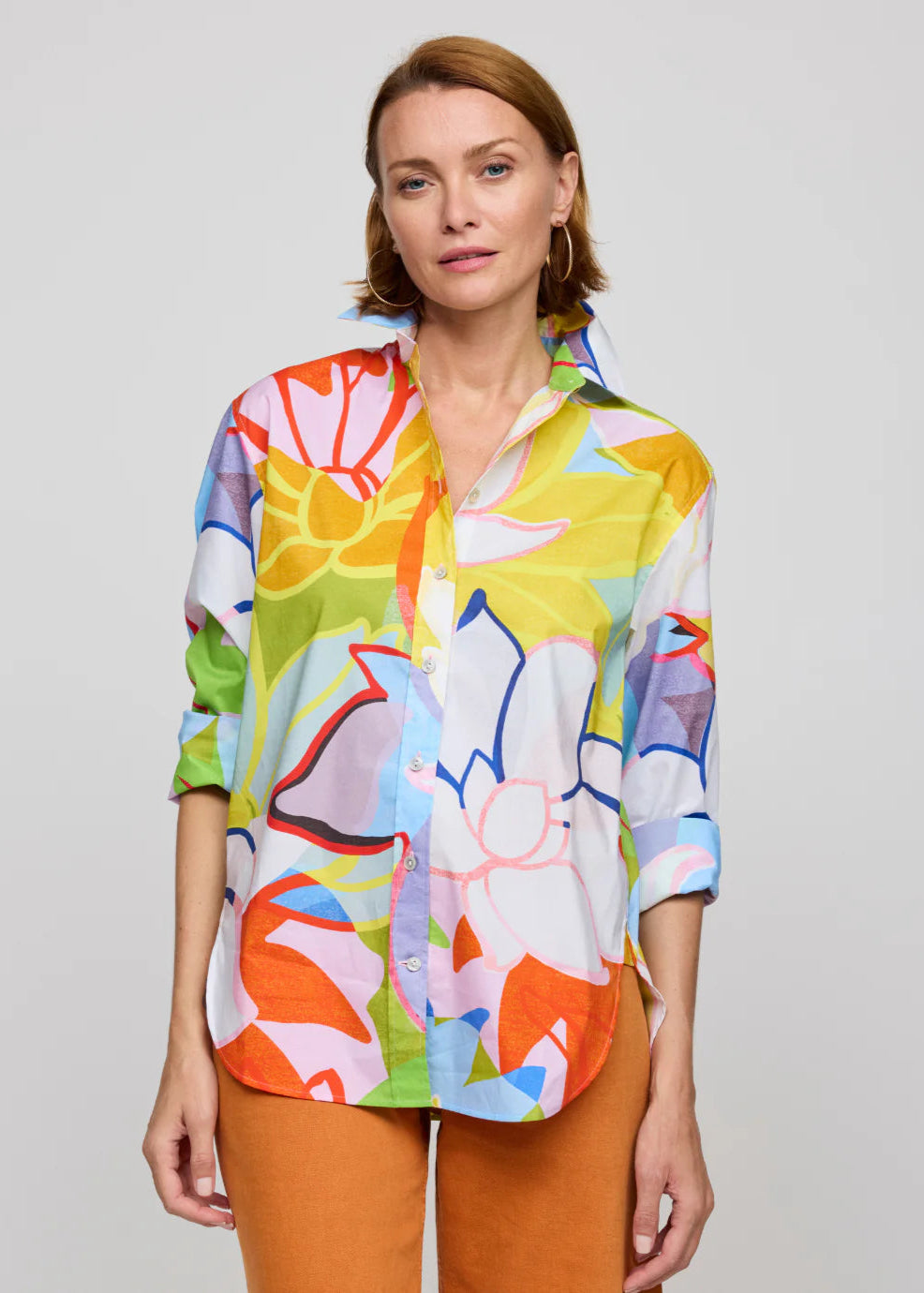 Halsey L/S Shirt Lotus Print