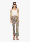 MOTHER High Waisted Weekender Skimp Track&Flower Fields