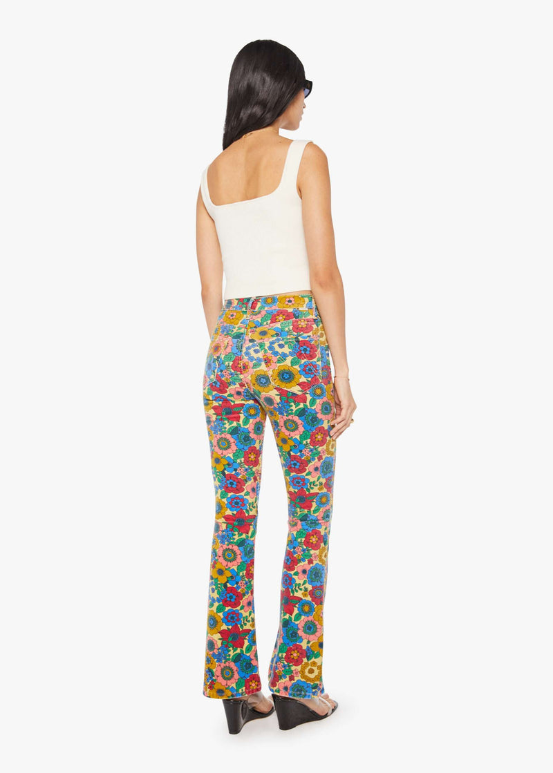 MOTHER High Waisted Weekender Skimp Track&Flower Fields