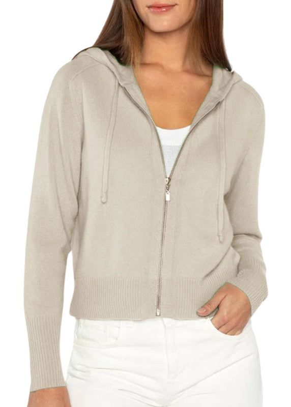 Kinross Zip Hoodie Almond