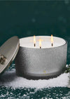 Thymes Frasier Fir Flocked 3-Wick Poured Candle