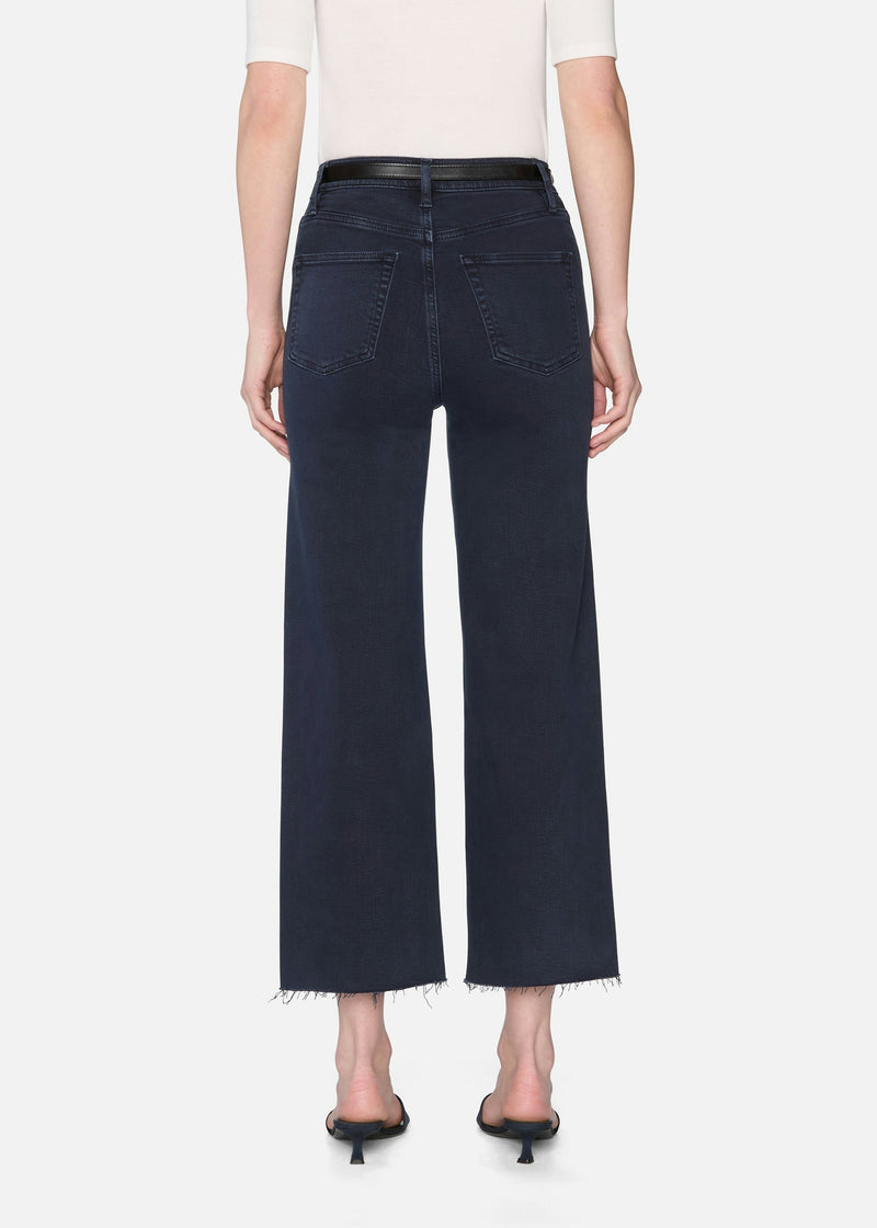 FRAME Anchor Pant Navy Raw Fray