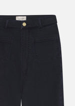 FRAME Anchor Pant Navy Raw Fray