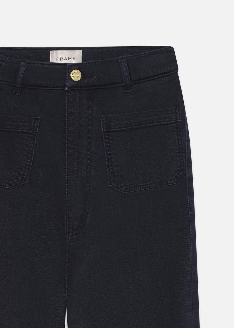 FRAME Anchor Pant Navy Raw Fray