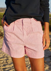 F&E Waterford Walking Short Red Stripe