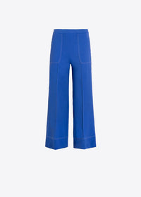 Vilagallo Wide Leg Blue Trousers