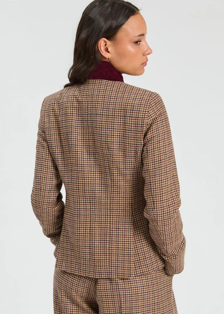 Vilagallo Houndstooth Jacket