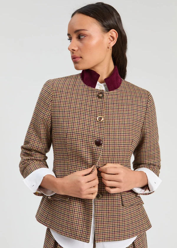 Vilagallo Houndstooth Jacket
