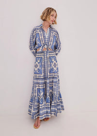 Cara Cara Emilia Skirt Hudson Scarf Sky