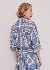 Cara Cara Rumson Top Hudson Scarf Sky