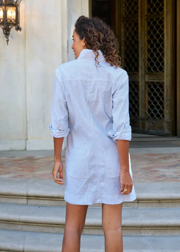 F&E Southern Ireland Utility Dress Blue/White Stripe