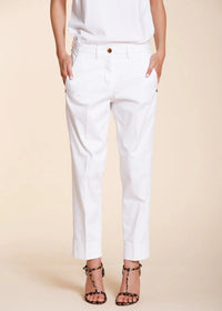 Masons NY Carrot Pant White