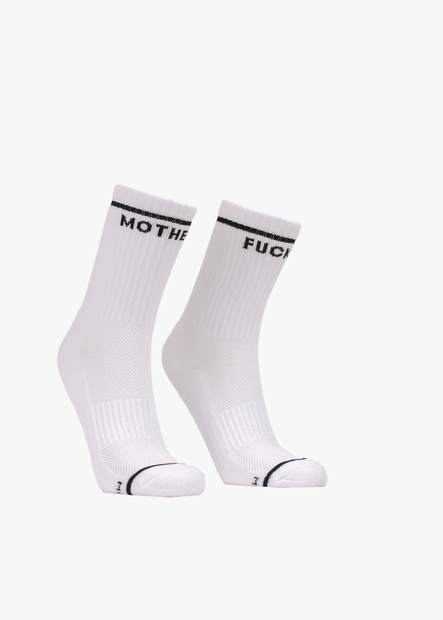 MOTHER Mother Fu%#er White Socks