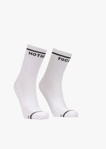 MOTHER Mother Fu%#er White Socks