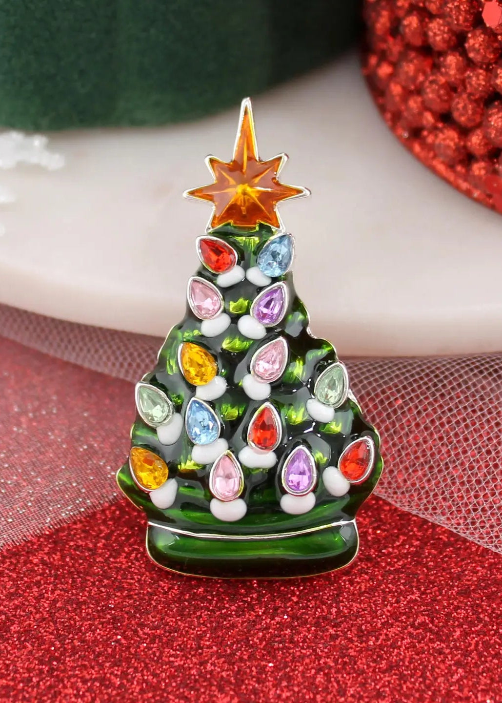 Ceramic Tree Pin/Pendant