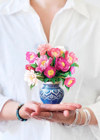 Mini Peony Paradise Pop-Up Card