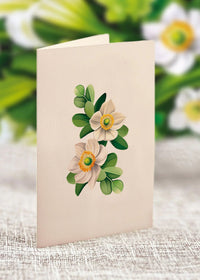 Mini Ivory & Sage Pop-Up Card