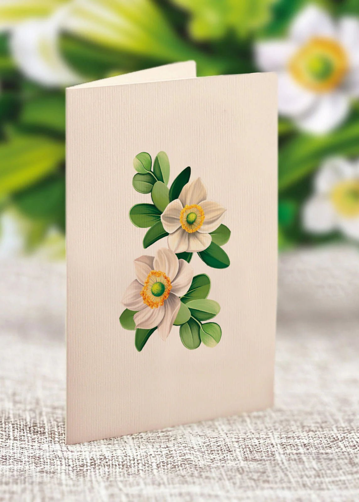 Mini Ivory & Sage Pop-Up Card