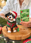Mini Christmas Puppy Pop-Up Card