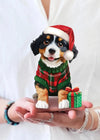 Mini Christmas Puppy Pop-Up Card