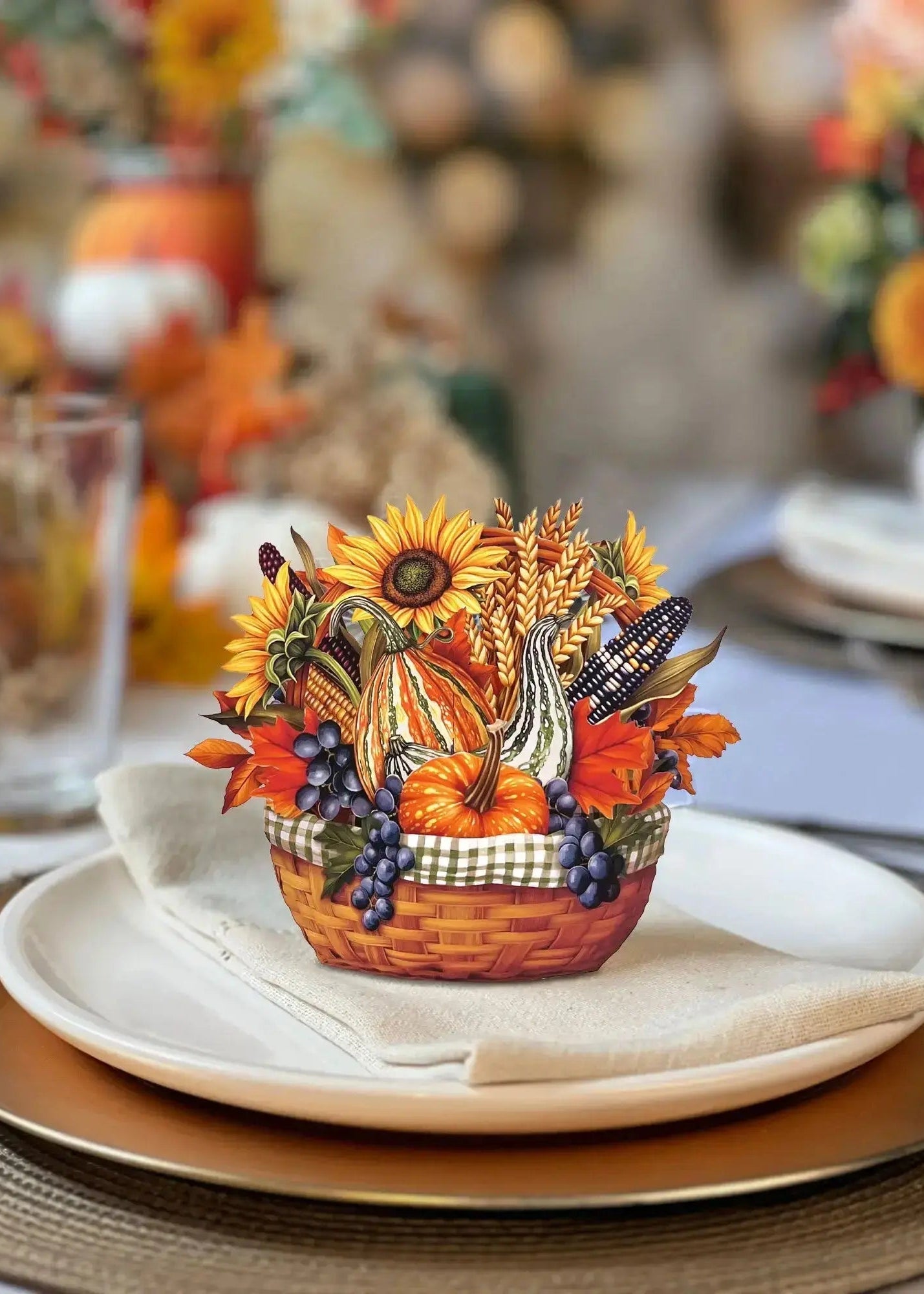 Mini Golden Harvest Pop-Up Card