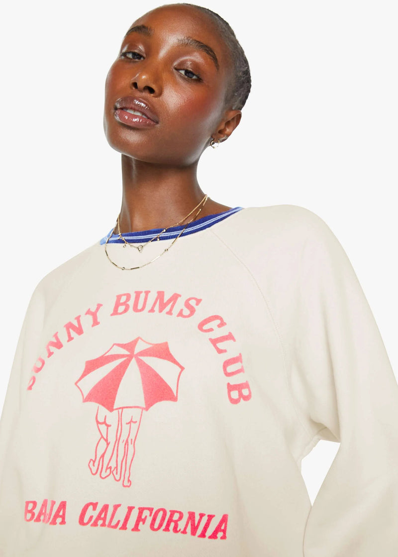 MOTHER Biggie Concert Sweatshirt Sunny Bums