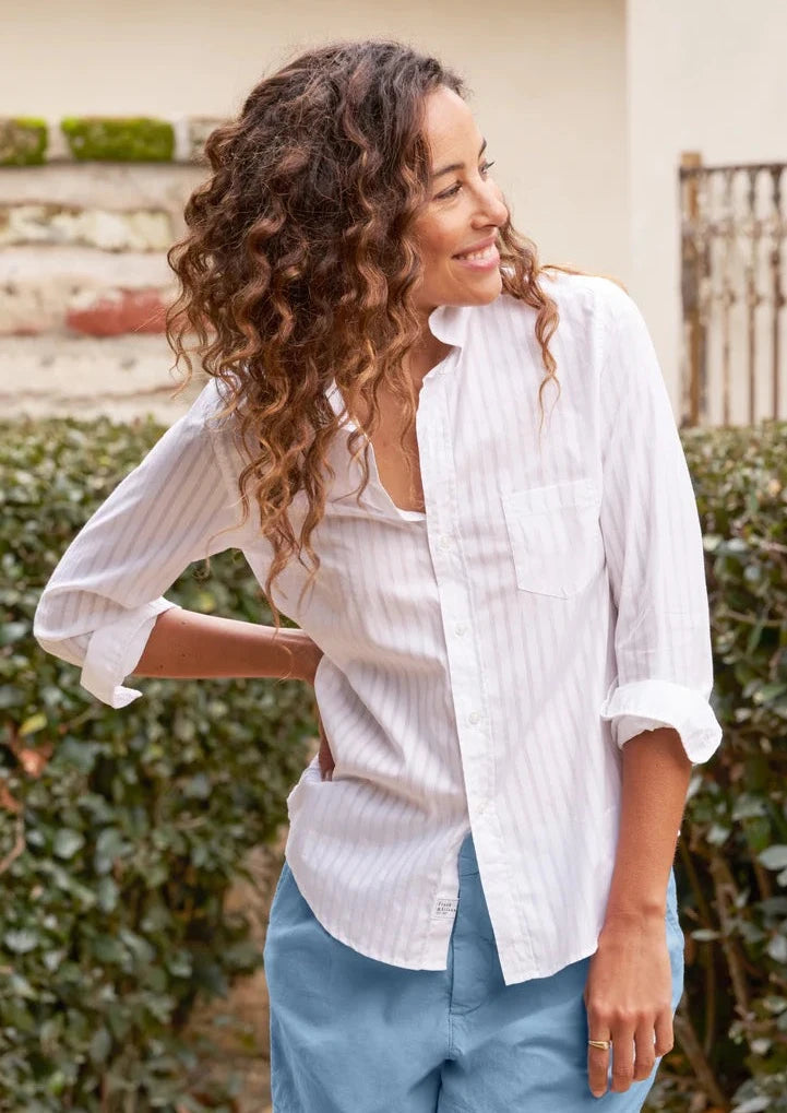 F&E Barry Wide Sheer Stripe