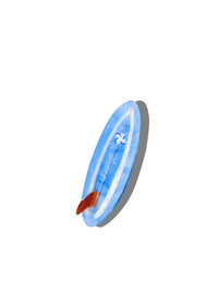 Surf Board Claw Hair Clip
