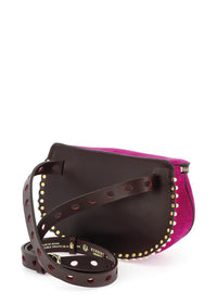 La Lili Rock Velours Fuschia/Bordeaux