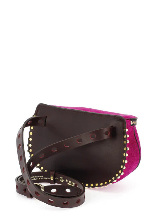 La Lili Rock Velours Fuschia/Bordeaux