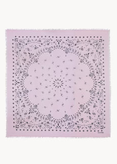 Kujten Effy Cashmere Bandana Bubble Pink