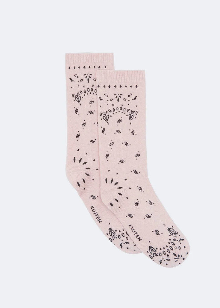 Kutjen Socks Sig Bandana Milan Blush