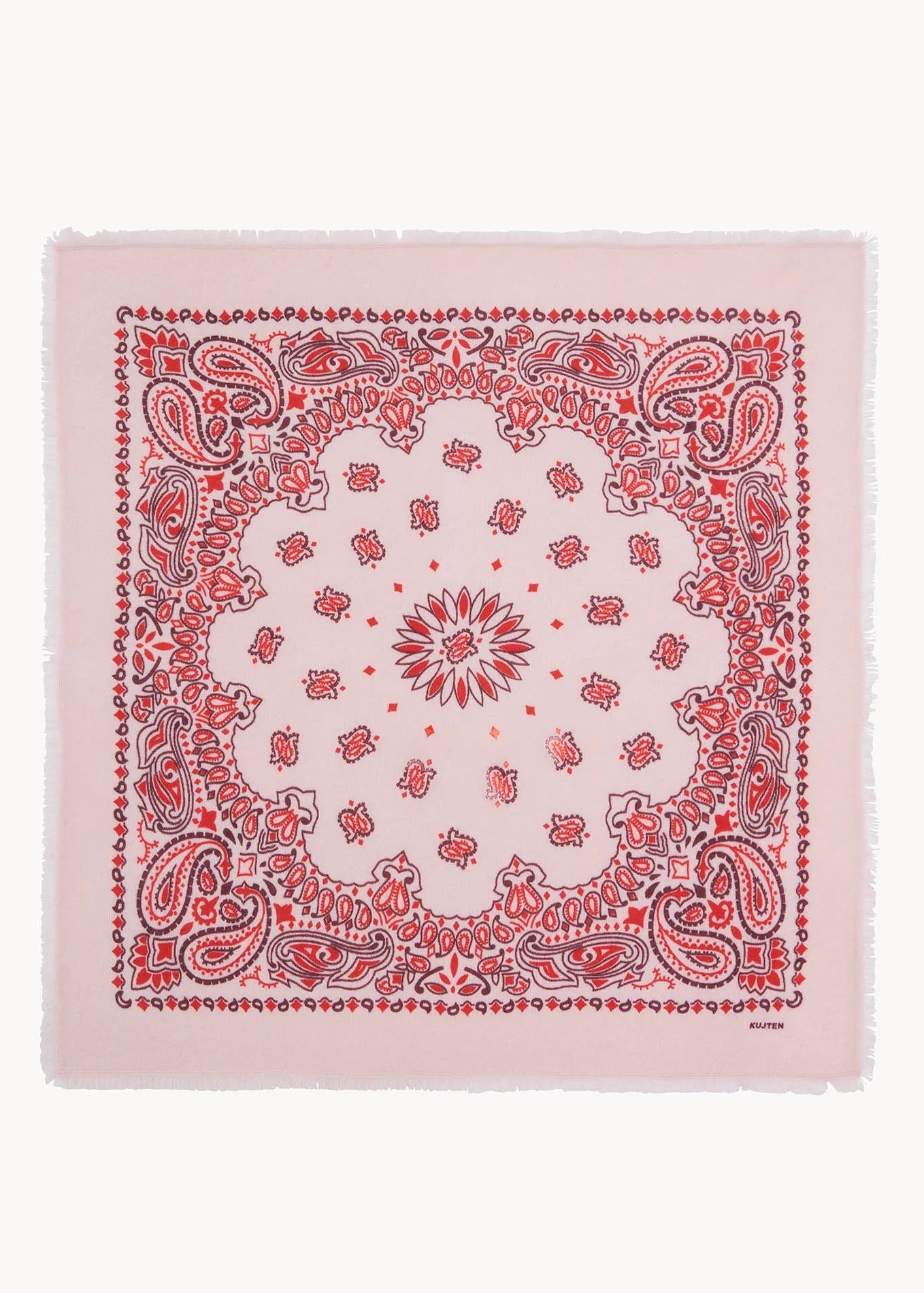 Kujten Hachiko Bandana Scarf Milano Rouge