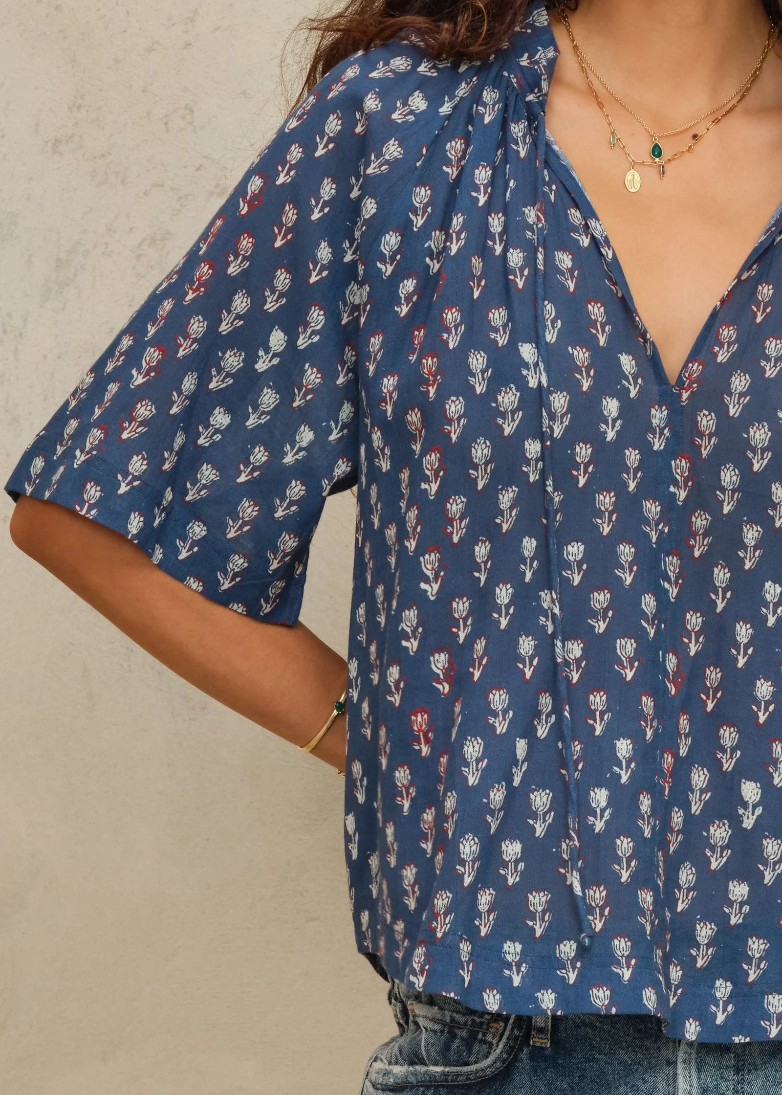 MABE Ari Gathered Top