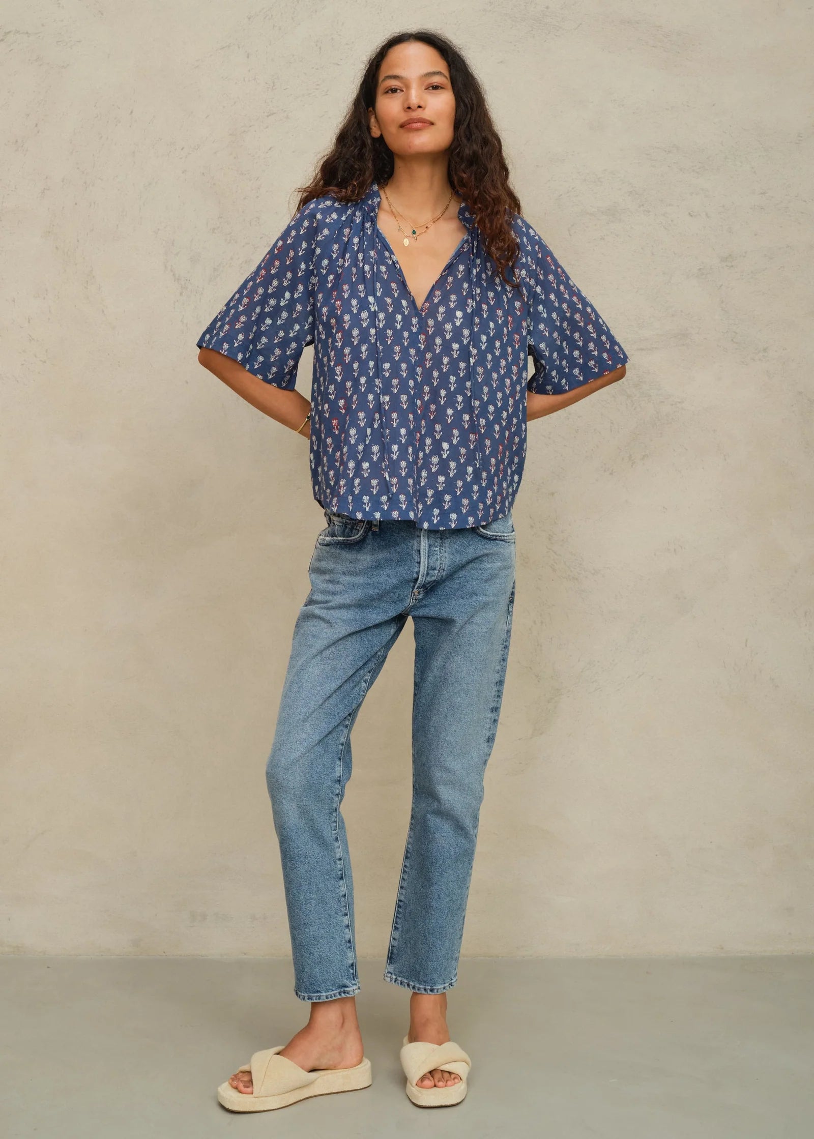MABE Ari Gathered Top