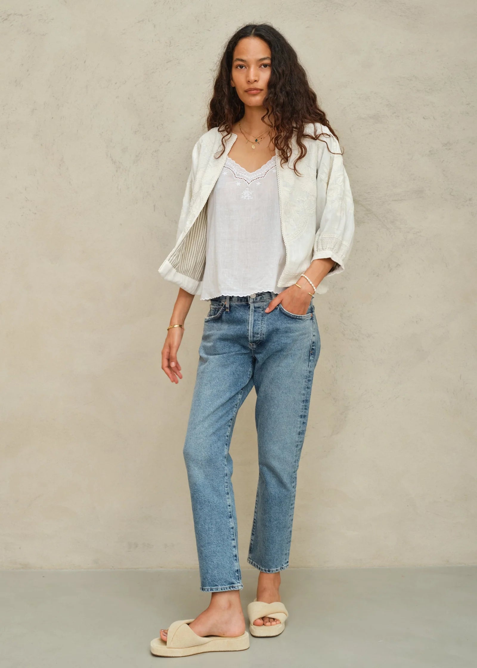 MABE Averi Embroidered Jacket