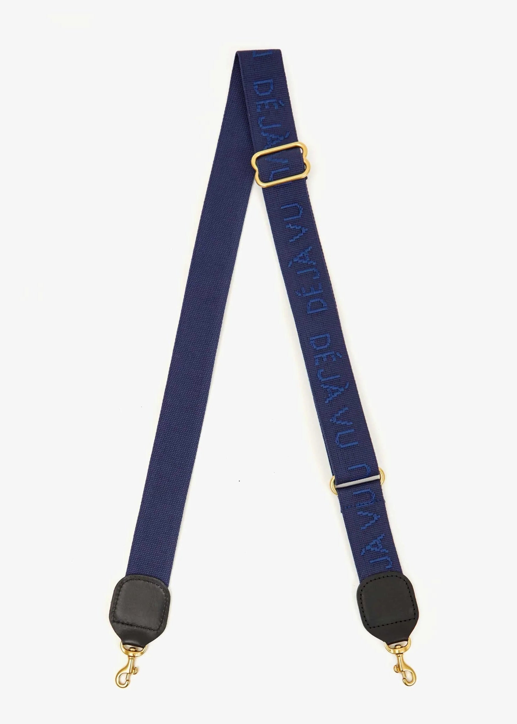 Clare V Adjustable Crossbody Strap Deja Vu Navy